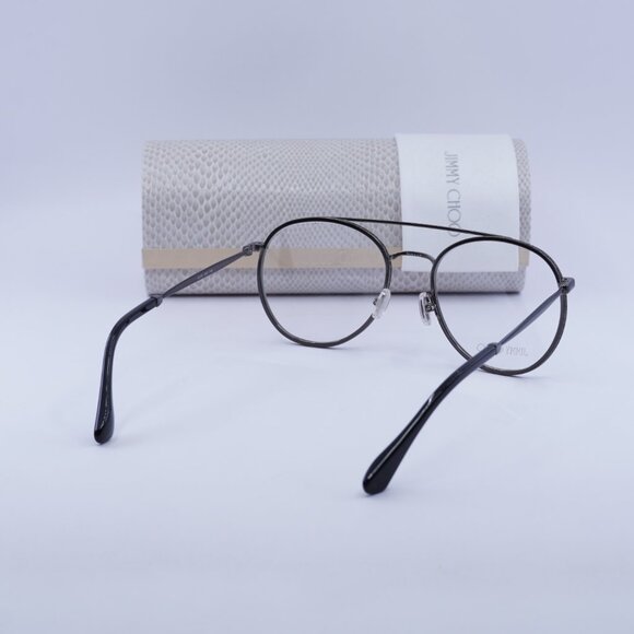 🕶️ New Jimmy Choo JC230 0807 00  Eyeglasses - Black with Glitter Frame 54mm - Picture 8 of 8